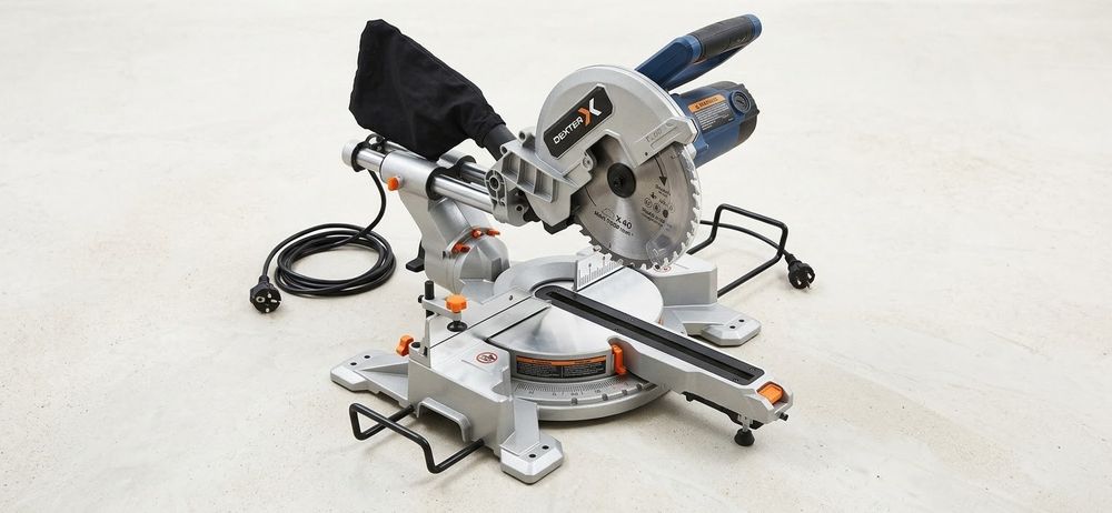 Fierastrau circular basculant cu glisare Dexter, panza  254 mm (cu garanție!)