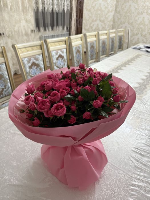 Спрей роза 15 ветка