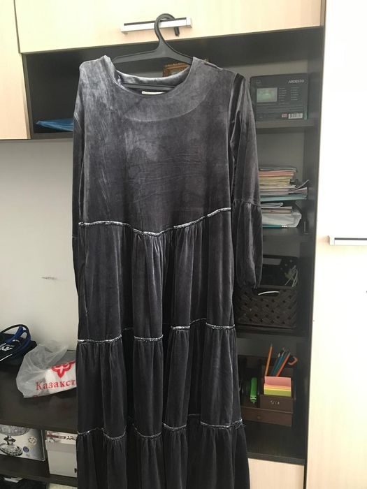 платье и юбка велюр размер 48-50