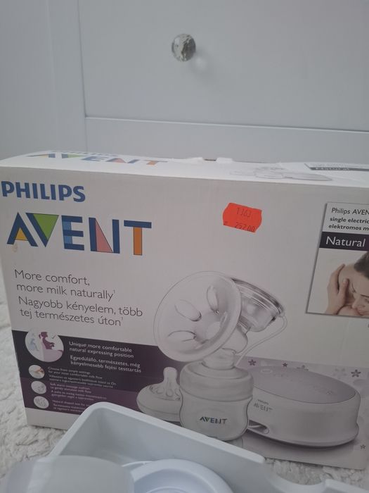 Помпа за кърма Philips Avent Comfort SCF332/01 Natural, Електрическа