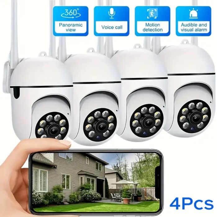 Комплект видеонаблюдение 4 камери + DVR записвач