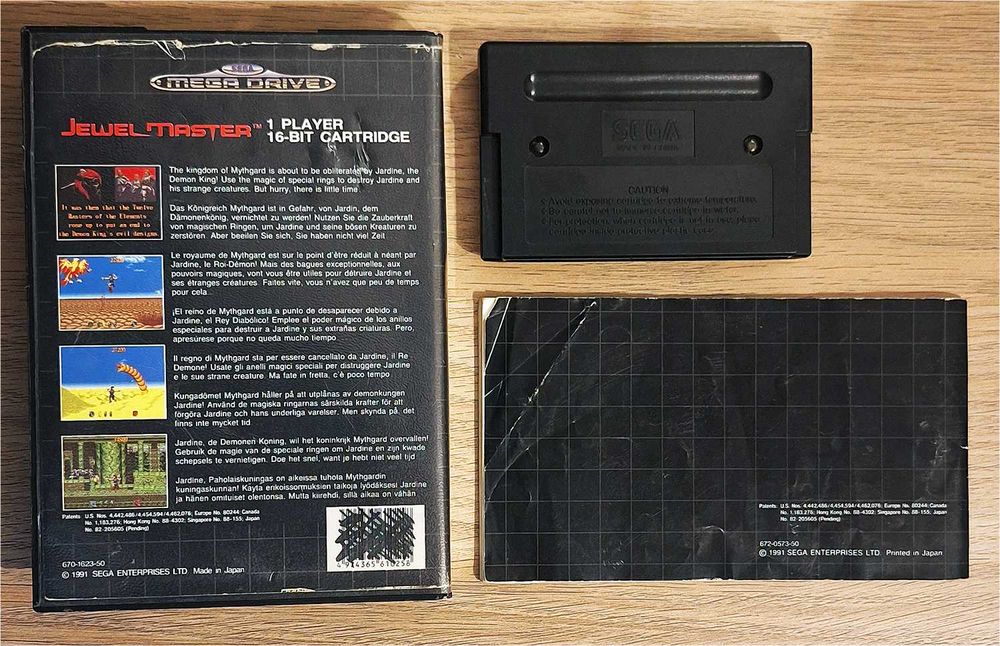 Pachet 2 Casete Jocuri Originale Sega Mega Drive / Genesis 16 bit