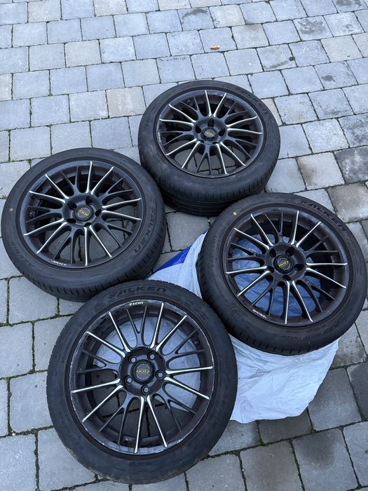 Jante Roti Dotz Rapier 5x112 cu anvelope. Audi, Vw, Bmw, Mercedes