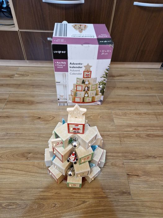 Calendar de lemn brad --advents-kalender