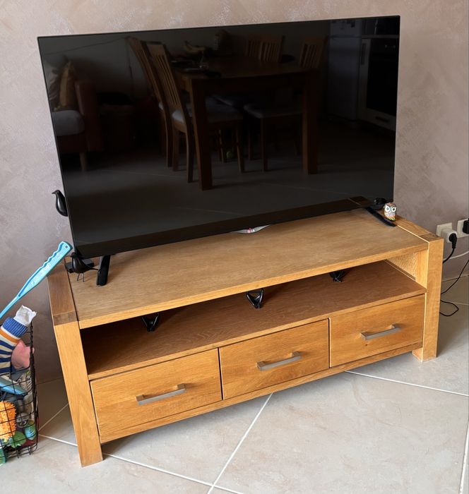 TV шкаф дъб 120*45