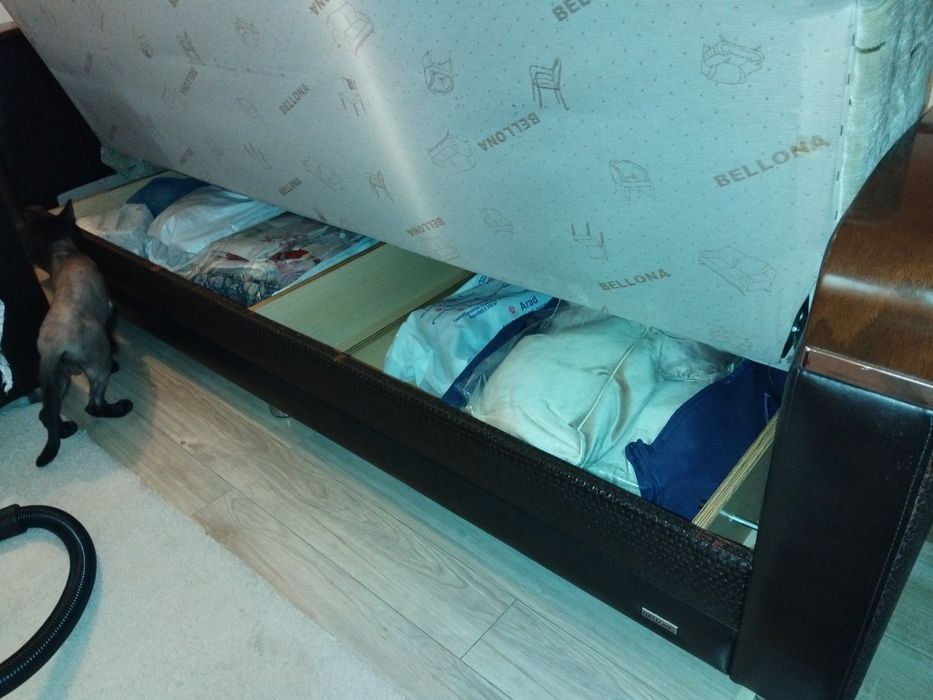 Vând set canapea Bellona + măsuță Bellonaa