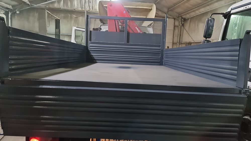 Montare macarale bene basculabile iveco Mercedes isuzu nissan VW LT