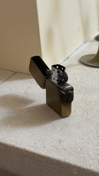 Zippo harley davidson brass bricheta