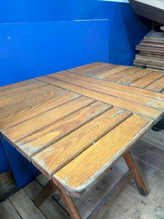 Сгъваема пикник маса, дървена.