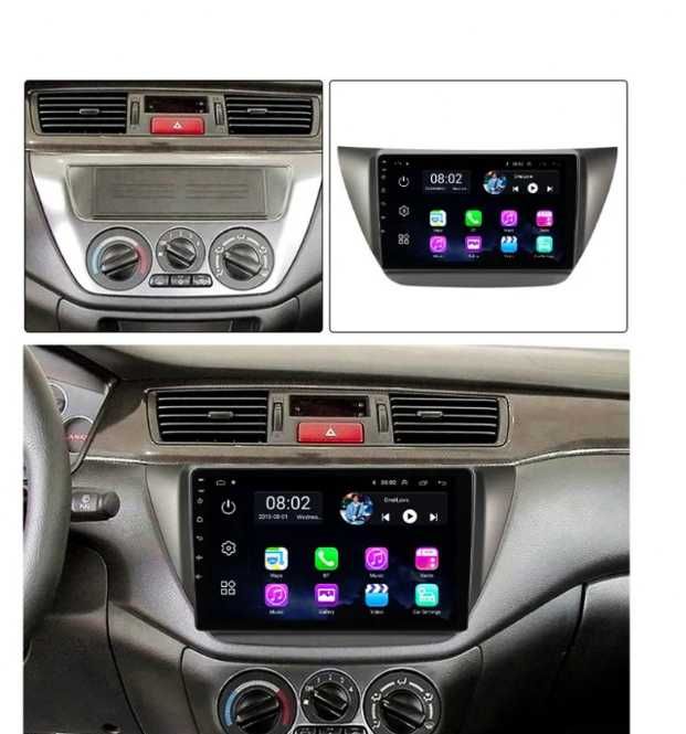 9-инчова мултимедия за Mitsubishi Lancer 8 (2000–2007) Подарък камера