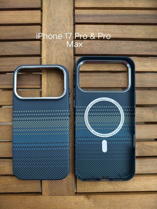 Huse carbon magsafe si folii mate iPhone 17 Pro, 17 Pro Max si iPhone Air