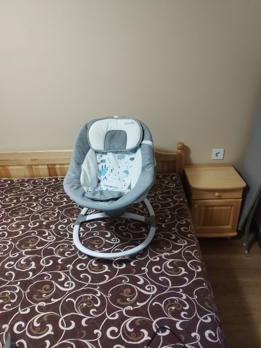 Cangaroo Електрическа люлка Woodsy и шезлонг 2в1