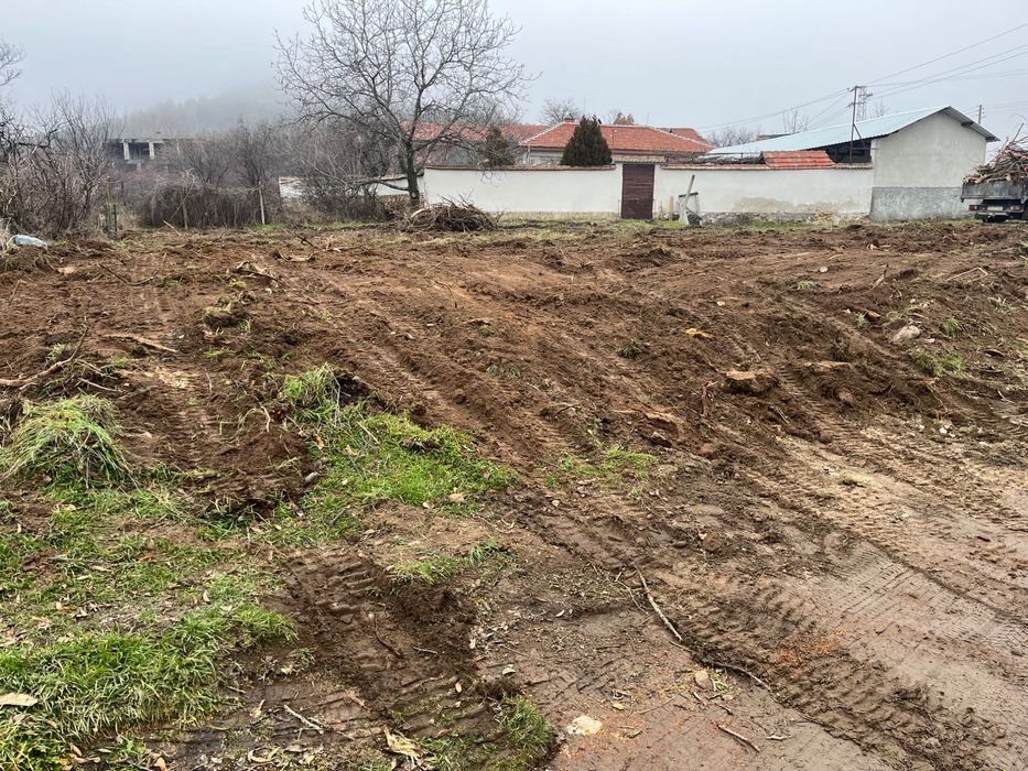 Услуги с мини багер и самосвал