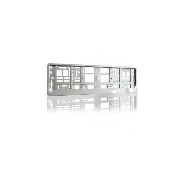 Set 2 suporti numar inmatriculare cromat