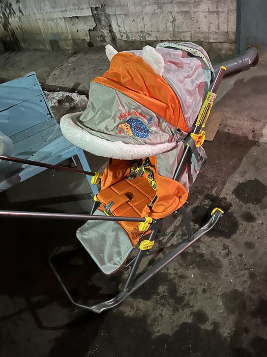 Детские санки-коляска