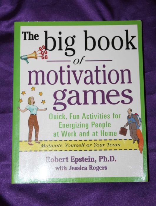 lot 4 carti dezvoltare profesionala training motivatie gandire The big book of motivation games brain building games customer service training games