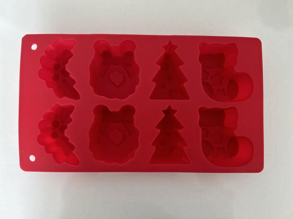 Коледна силиконова форма за мъфини, пудинг, сапун и др.