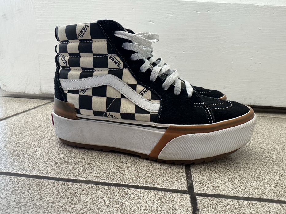 Vans SK8 Hi Stacked Checkerboard, размер 38