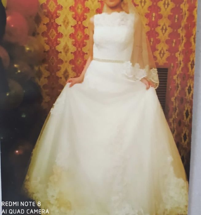 Свадебное платье после химчистки