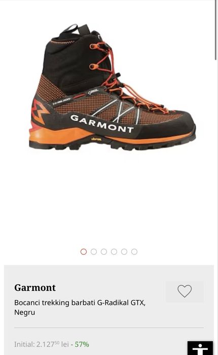 Bocanci trekking barbati Garmont G-RADIKAL GTX