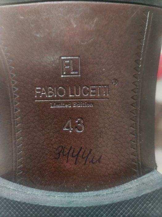 Кожанные мужские туфли