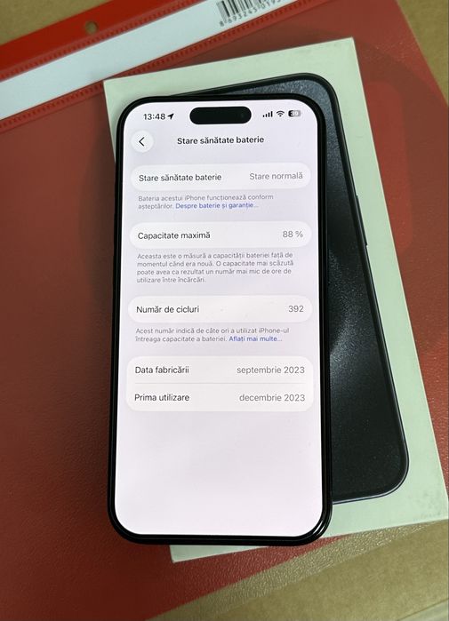 iPhone 15 Pro impecabil/FullBox