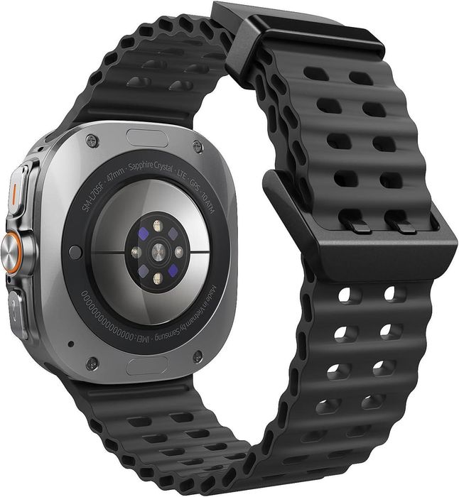 Силиконова Каишка за Samsung Galaxy Watch Ultra - Черен цвят