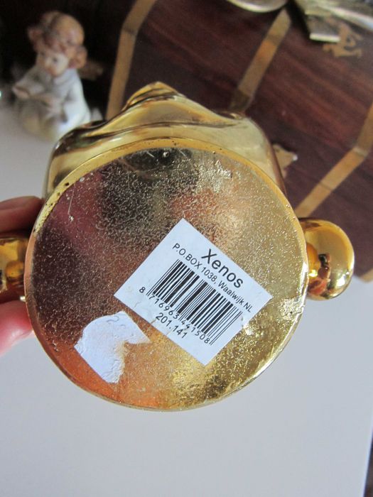 cadou rar Feng Shui Buddha auriu Olanda 1990 dimensiuni 18x 11cm