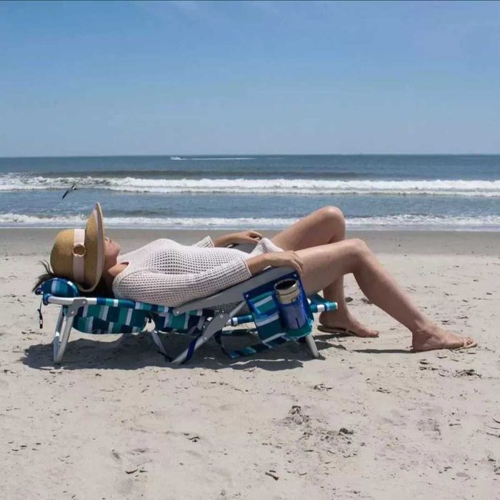 Промоция !!!Плажен стол шезлонг и раница 5 в 1.