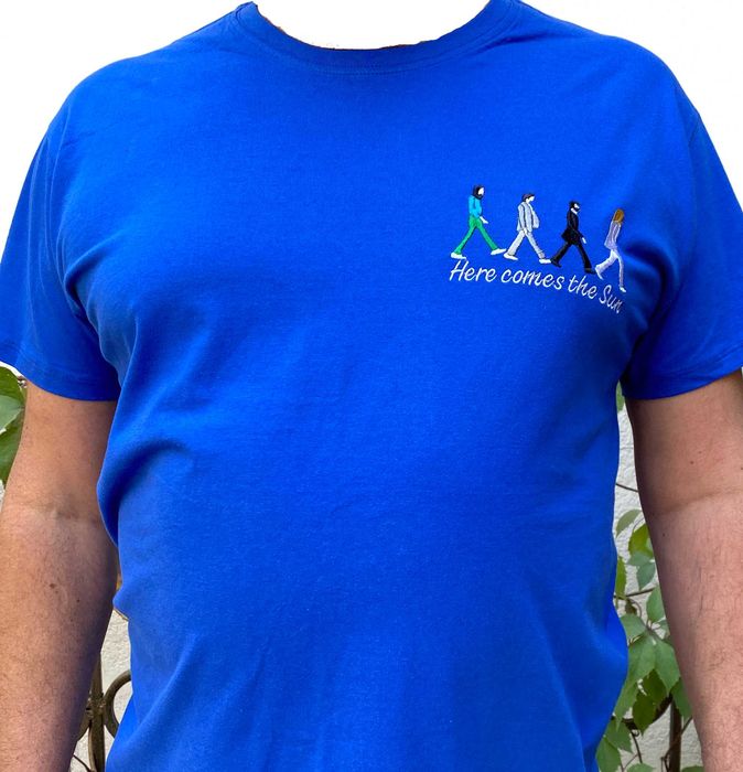 Футболки премиум класса, с вышитыми джинсовыми брендами