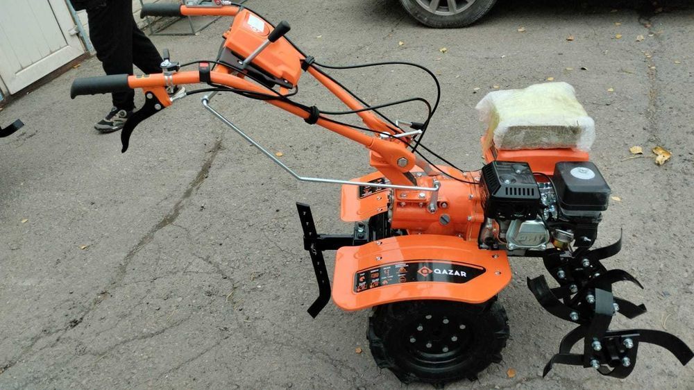 УЦЕНКА!! Бензиновый мотокультиватор-мотоблок Qazar Вспашка Культивация