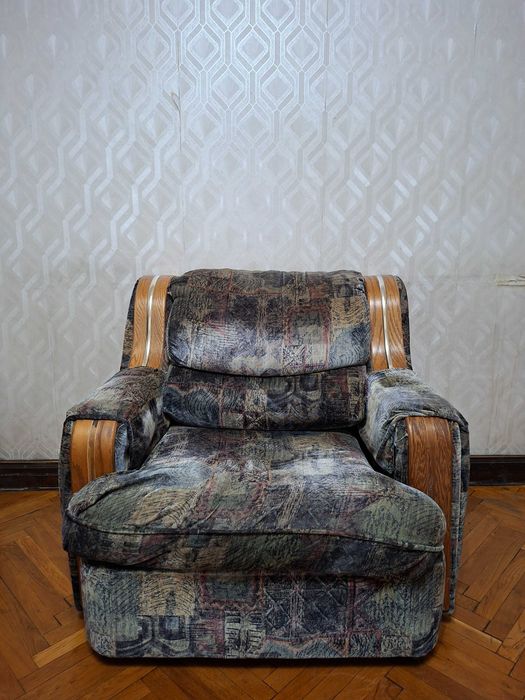 Диван + Кресло (Мягкая мебель) Б/У
