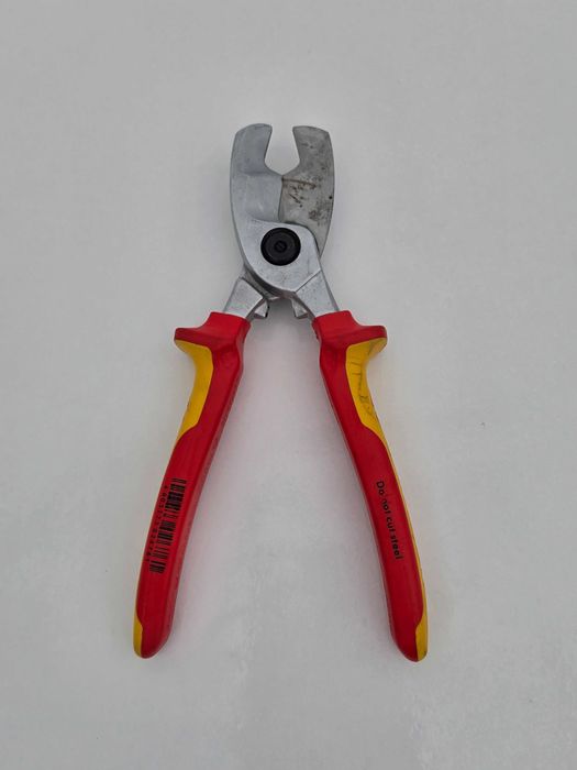 Foarfecă pentru cabluri Knipex 95 16 200, cu două tăișuri, 200 mm, cromată