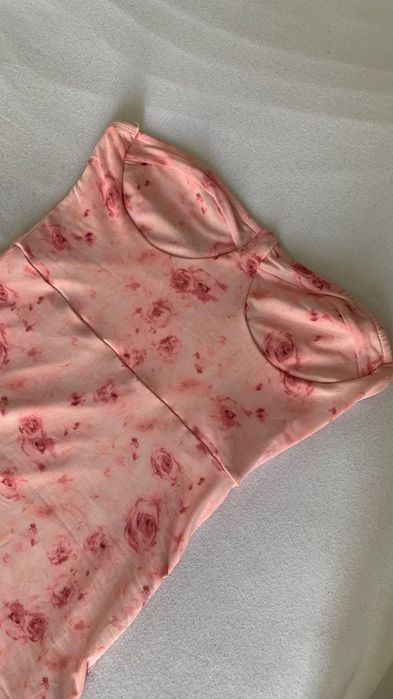 Миди рокля с цепка, размер S