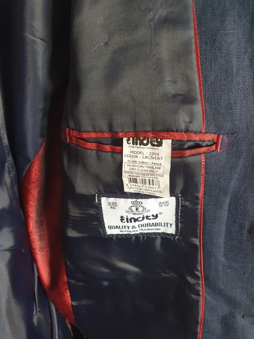 Продам пиджак лен 40размер(10-12лет) на мальчиков