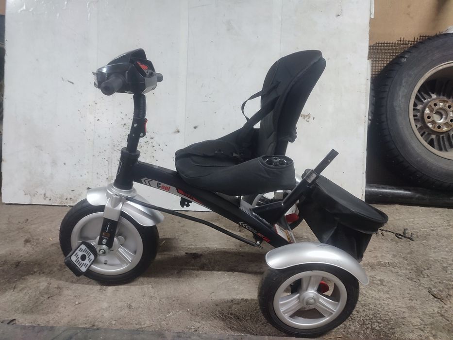 Детский велосипед-коляска