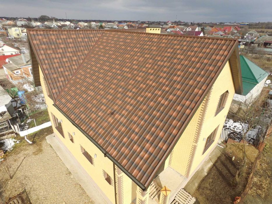 Ондулин смарт, 3D. Гибкая черепица, металлочерепица, осп