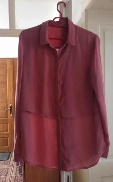 Cămașă roz închis noua ,elegantă