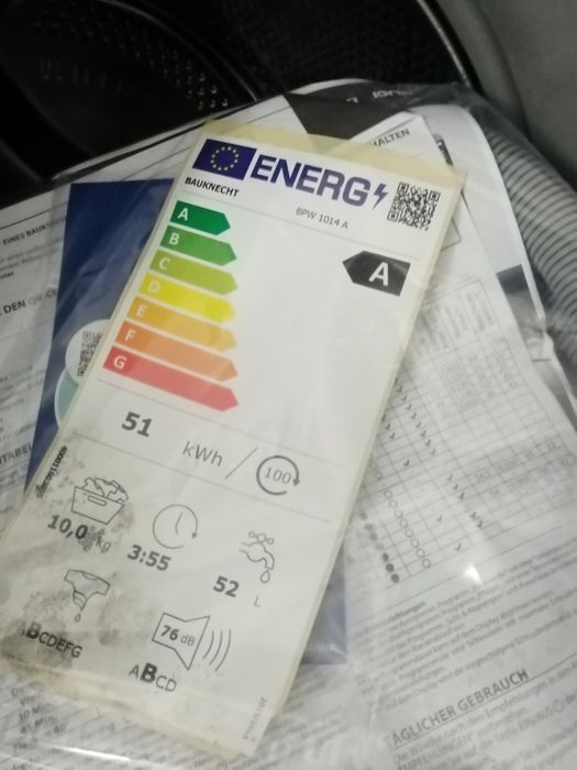 Mașina de spălat rufe Bauknecht 10 kg resigilat