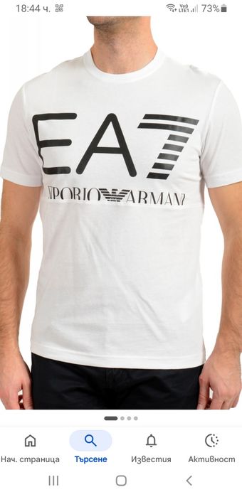 Emporio Armani EA7 Cotton Mens  XL / 3XL НОВО! ОРИГИНАЛ! Мъжка Тениска