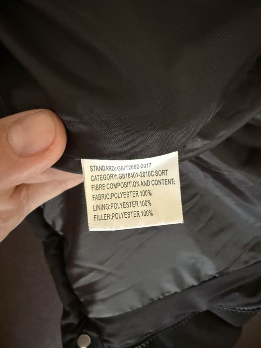 Куртка зимняя, черная