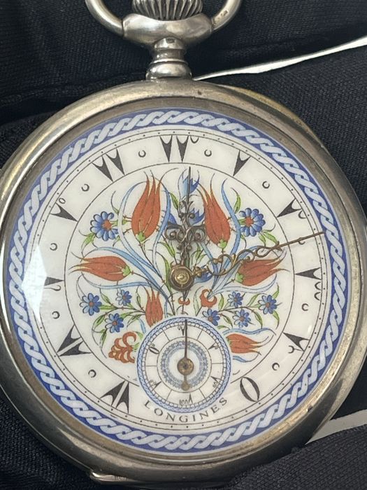 Джобен часовник Longines 1916-1917г. – сребро 0.800