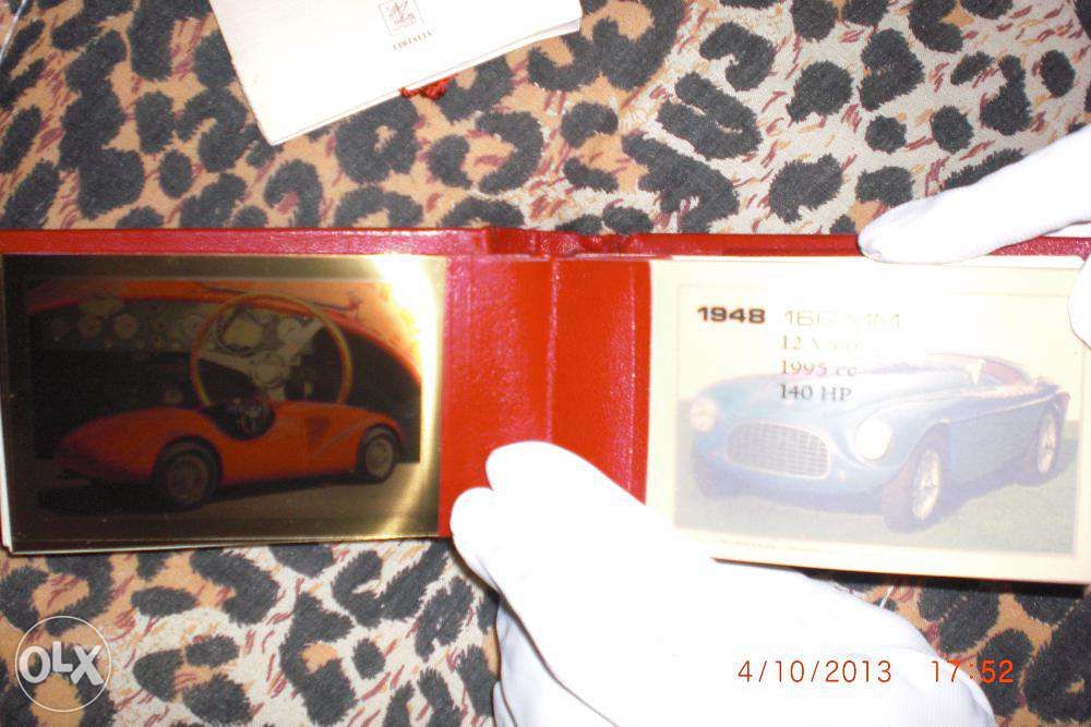 FERRARI cu Paginile in Foite de AUR de 24 K, Ocazieeeeeeeeeeee-rara