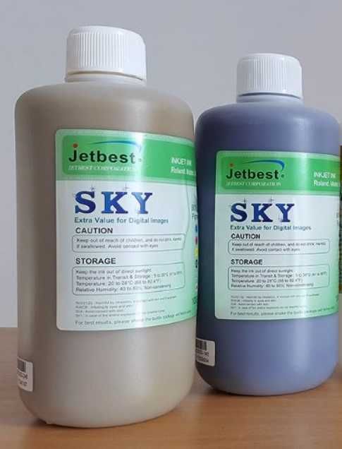 Cerneala Eco-Solvent yellow si cyan ECO MAX2 - Jetbest SKY