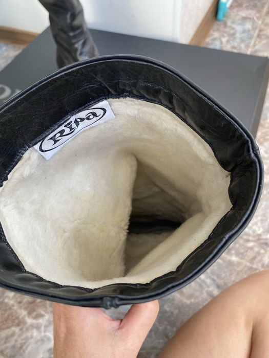 Продам сапоги Италия, кожанные