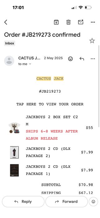 Travis scott JACKBOYS 2 тениска