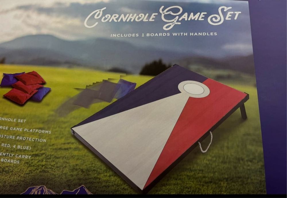 Комплект игра Cornhole дървена