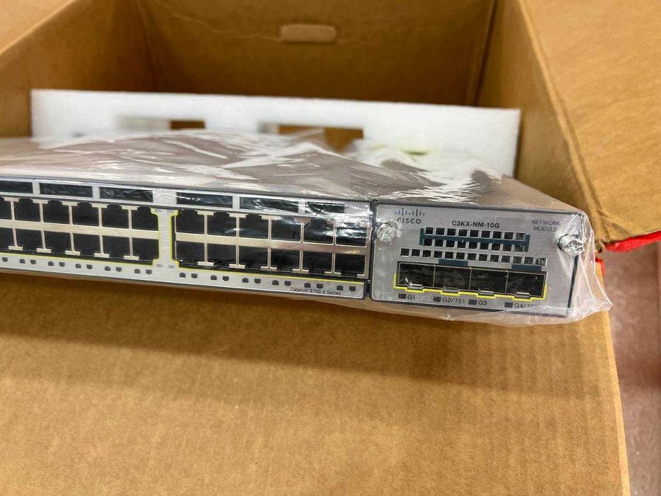 NEW!! Коммутатор Cisco Catalyst WS-C3750X-48T-S Управляемый L3