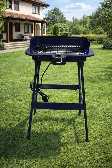 Електрическо барбекю със стойка | Скара за двор/тераса