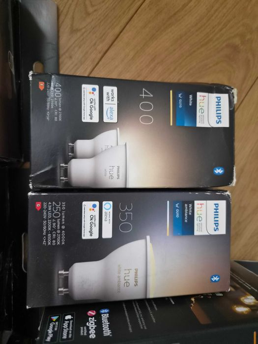Becuri E27, GU10, Philips HUE, Bridge HUE